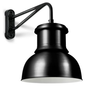 Disse væglamper er i sorte og hvide farver og er som standard i aluminium.